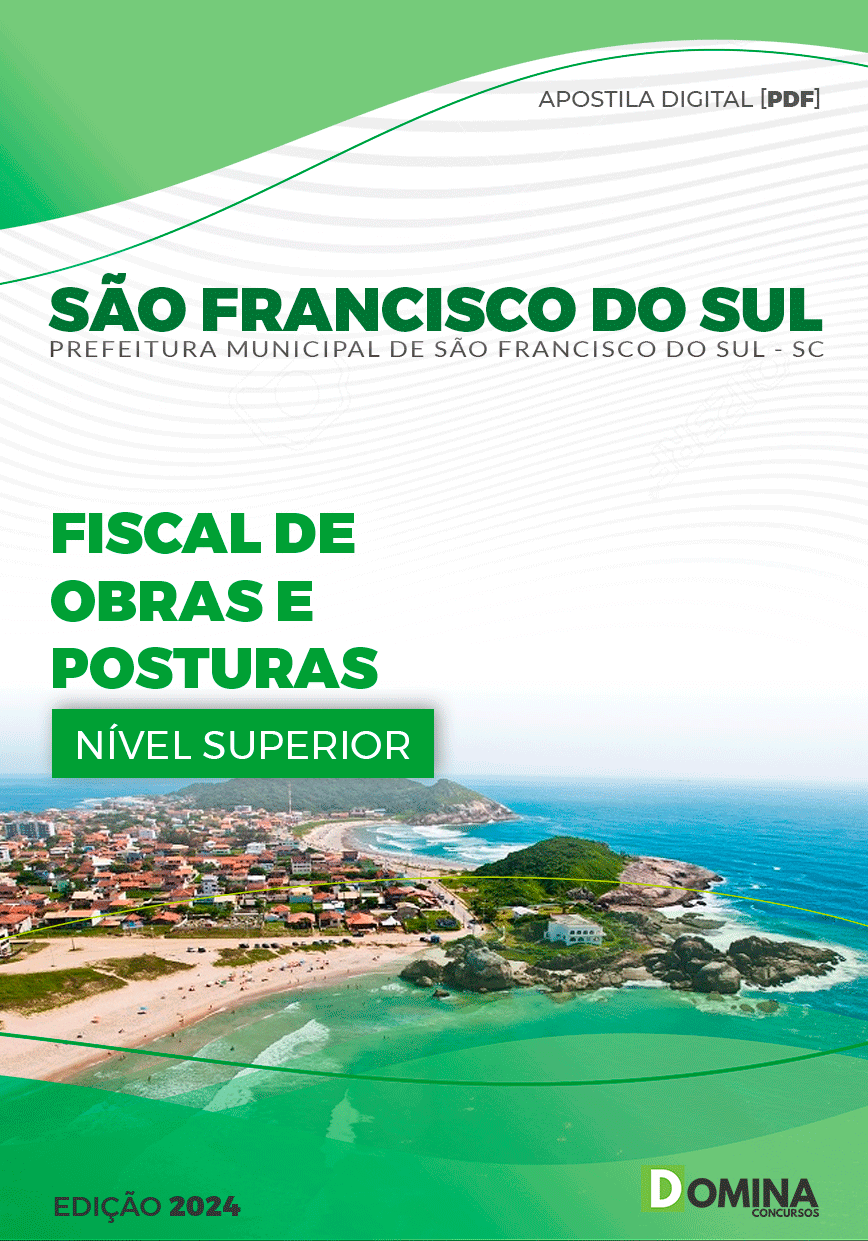 Pref São Francisco do Sul SC 2024 Fiscal de Obras e Posturas