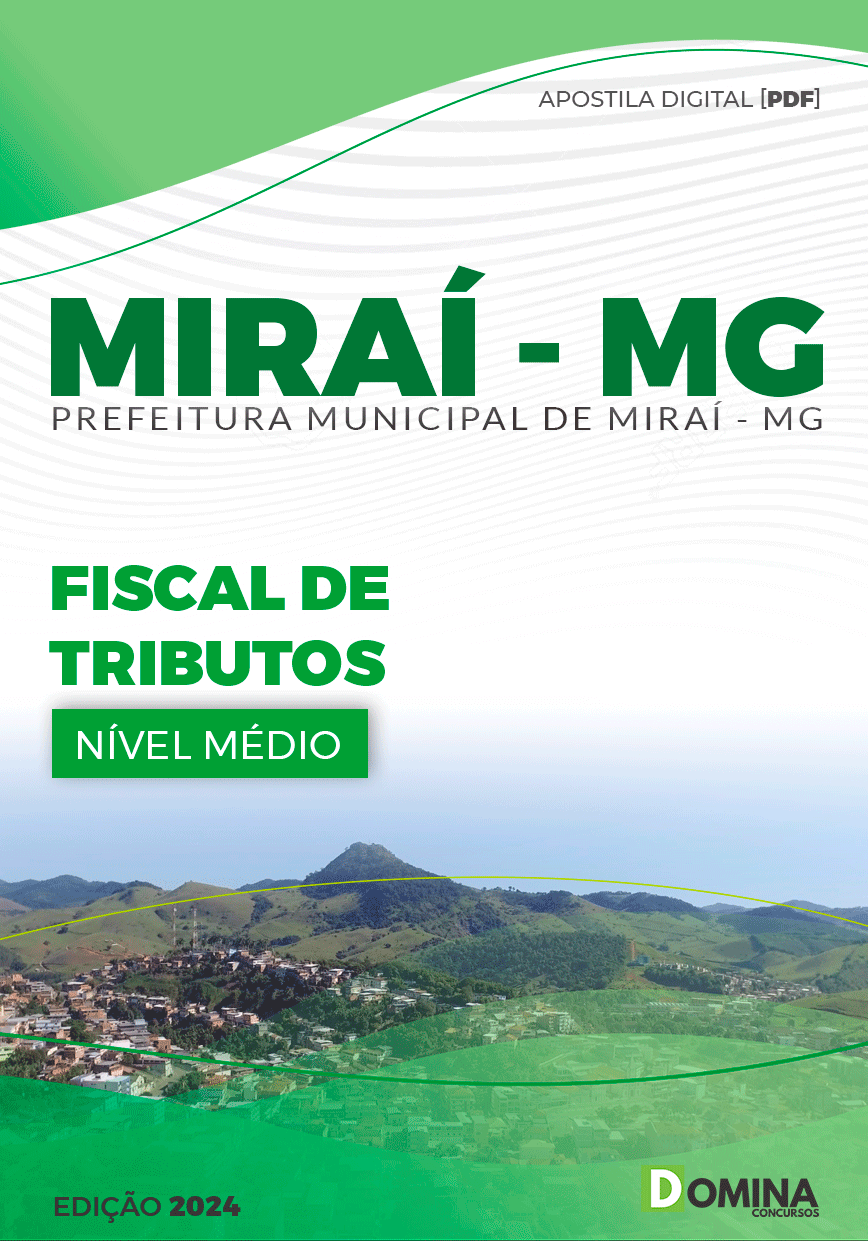 Apostila Pref Miraí MG 2024 Fiscal Tributos