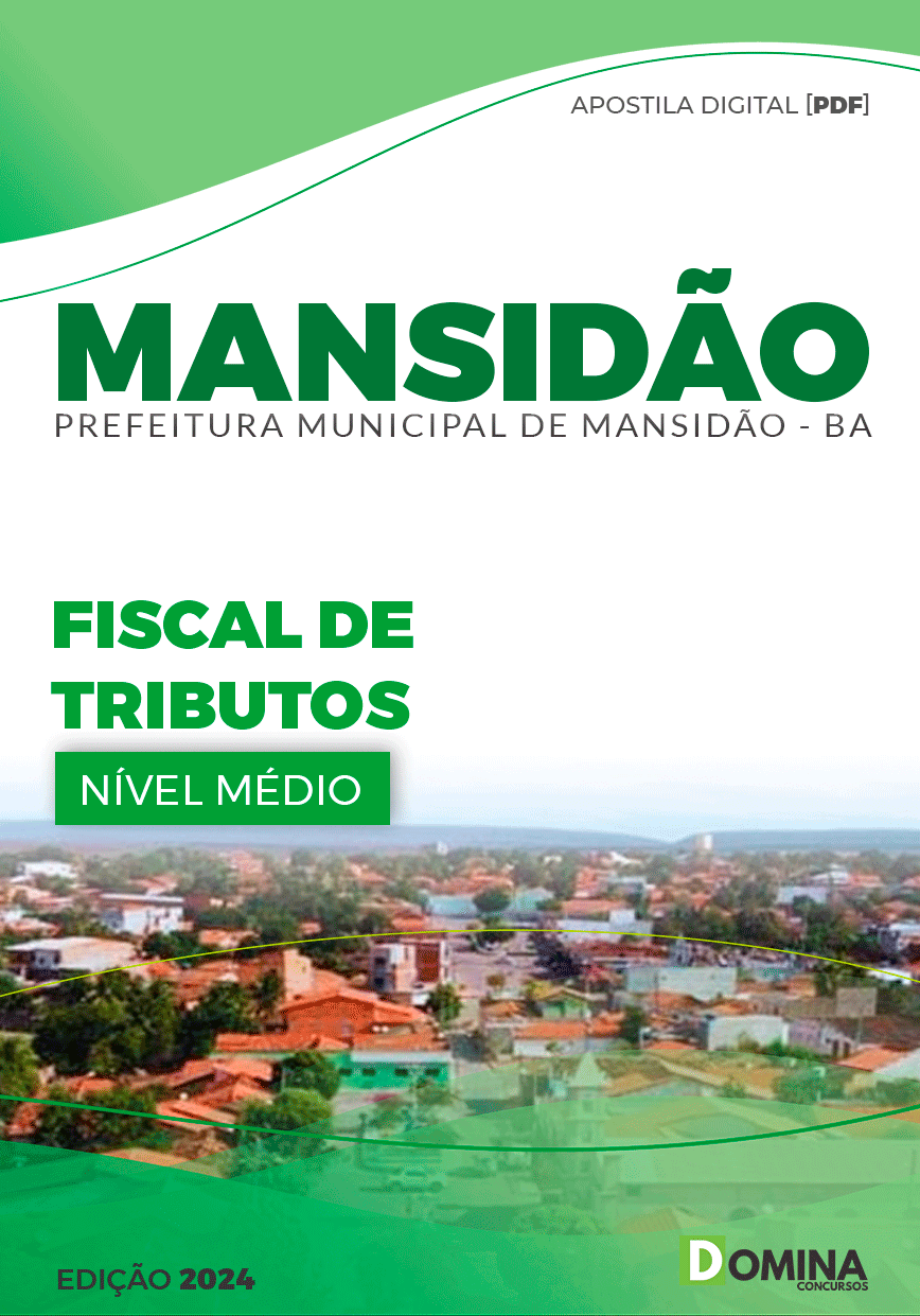 Apostila Pref Mansidão BA 2024 Fiscal de Tributos