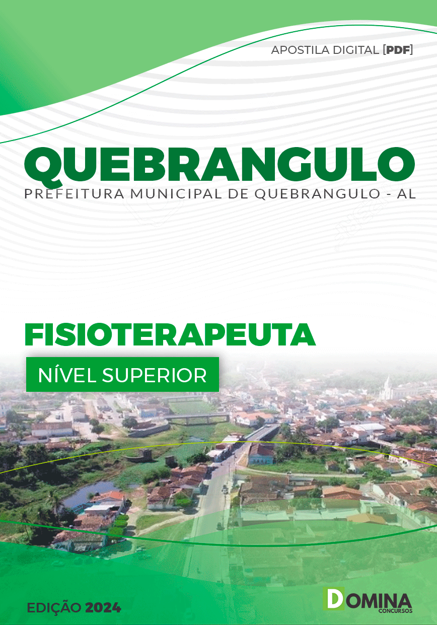 Apostila Pref Quebrangulo AL 2024 Fisioterapeuta