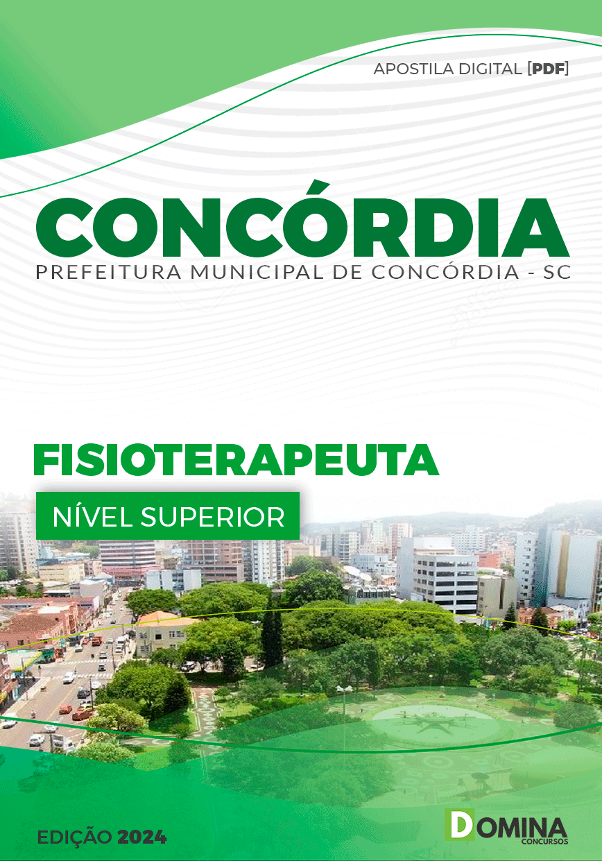 Apostila Prefeitura Concórdia SC 2024 Fisioterapeuta