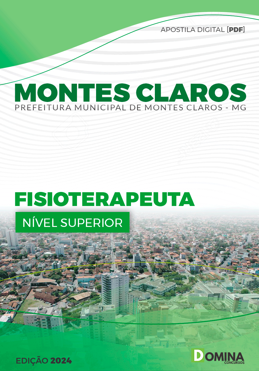 Apostila Prefeitura Montes Claros MG 2024 Fisioterapeuta
