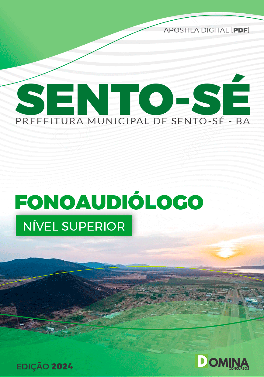 Apostila Pref Sento-Sé BA 2024 Fonoaudiólogo