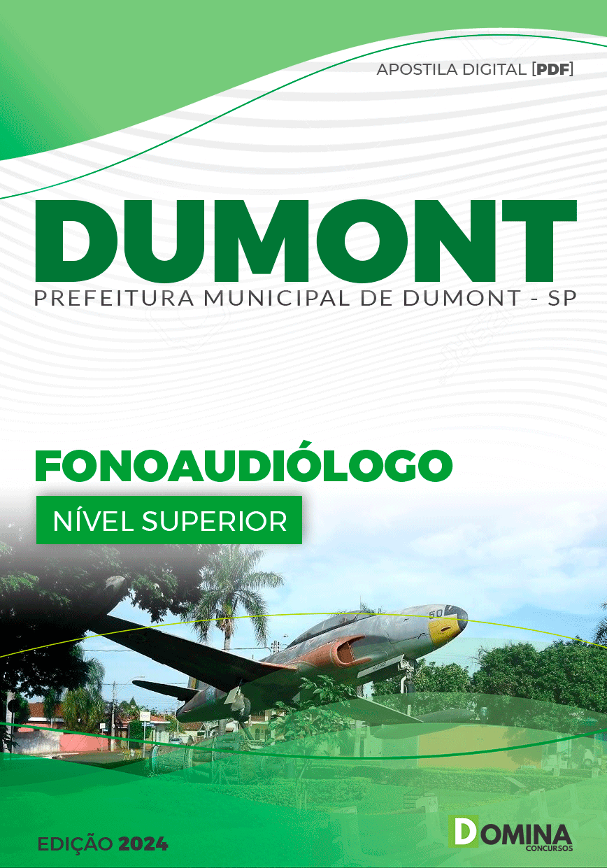 Apostila Pref Dumont SP 2024 Fonoaudiólogo