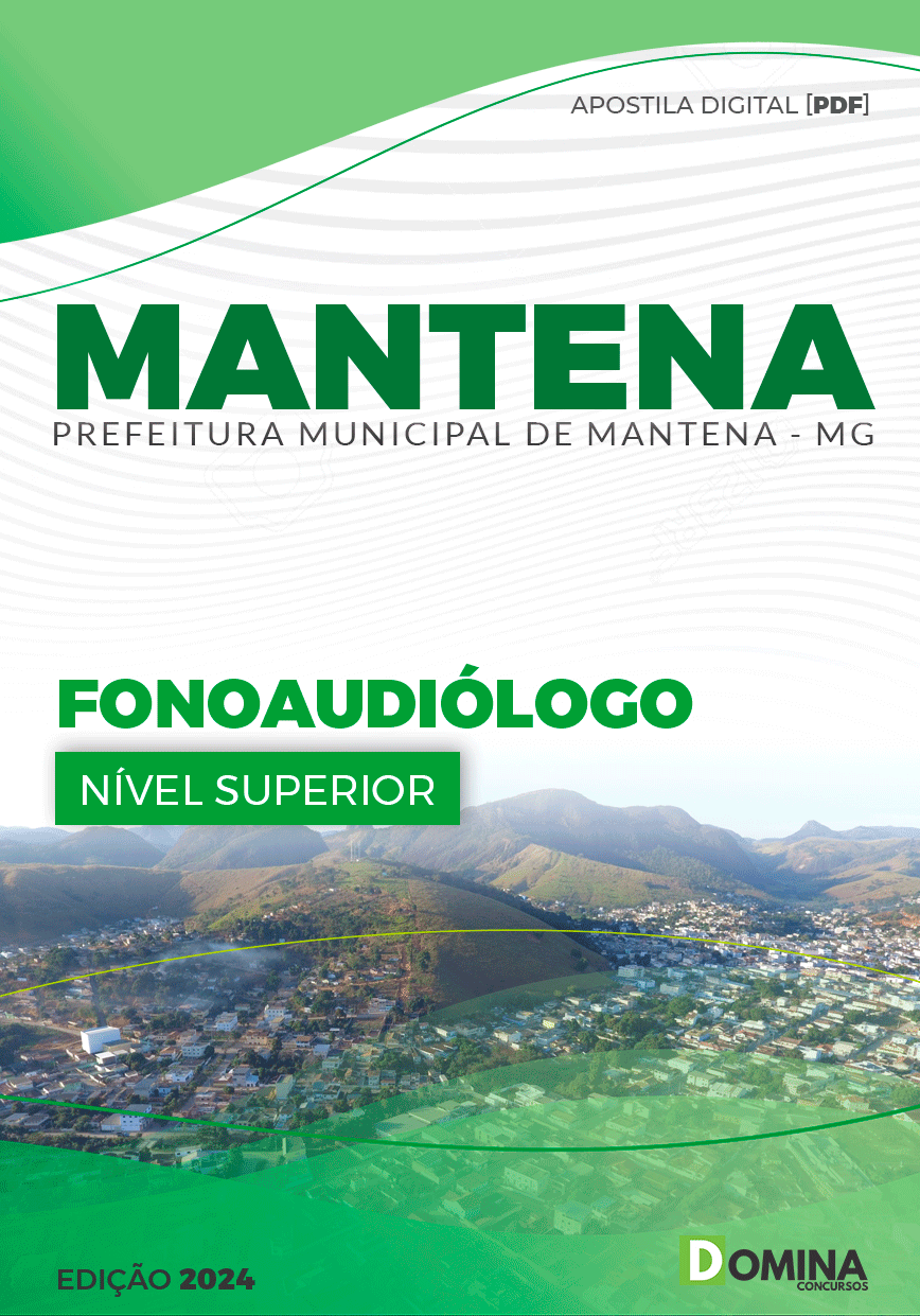 Apostila Pref Mantena MG 2024 Fonoaudiólogo