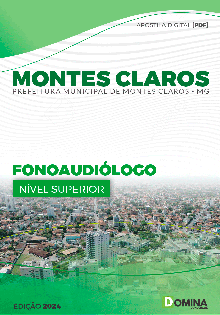 Apostila Pref Montes Claros MG 2024 Fonoaudiólogo