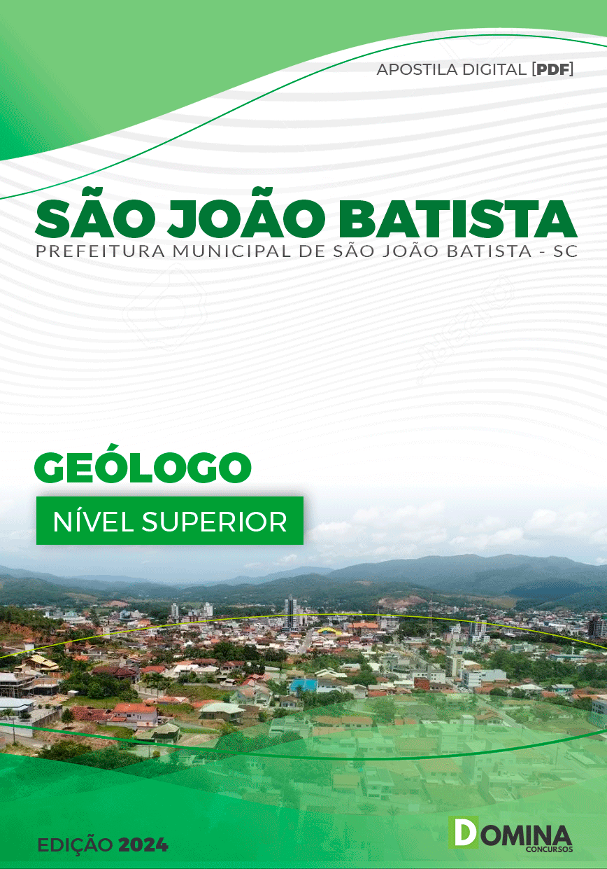 Apostila Pref São João Batista SC 2024 Geólogo