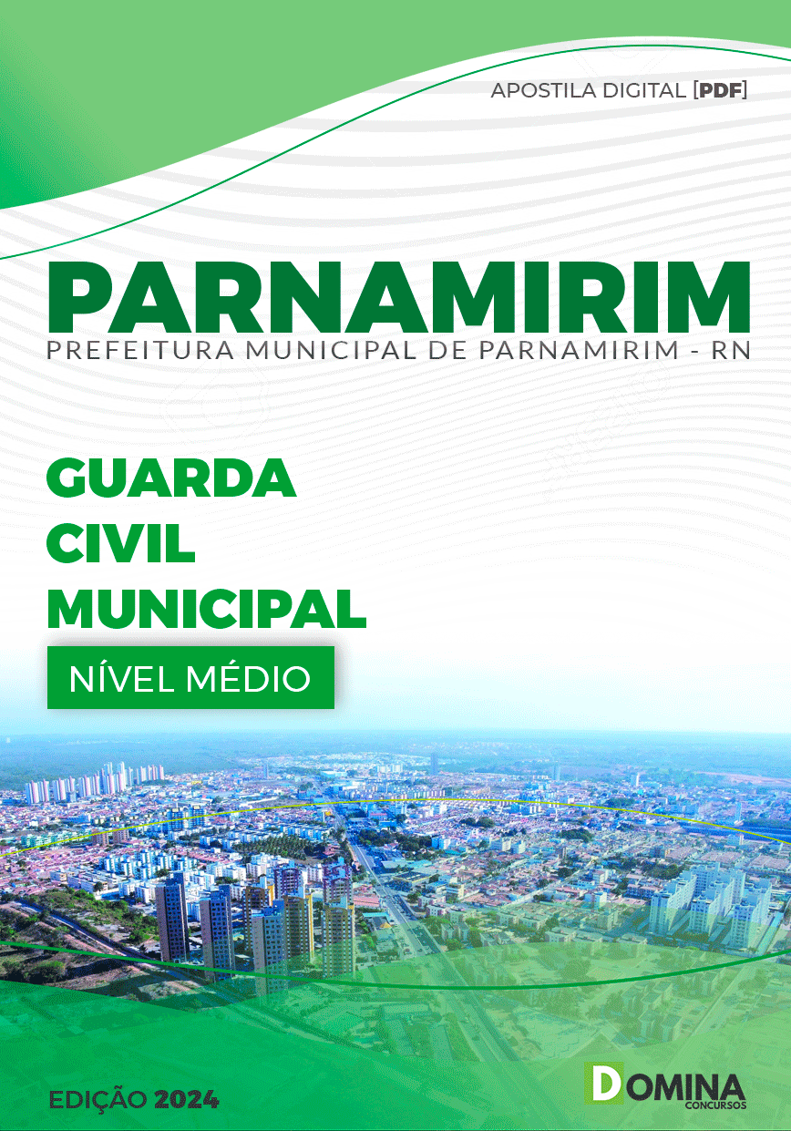 Apostila Pref Parnamirim RN 2024 Guarda Civil