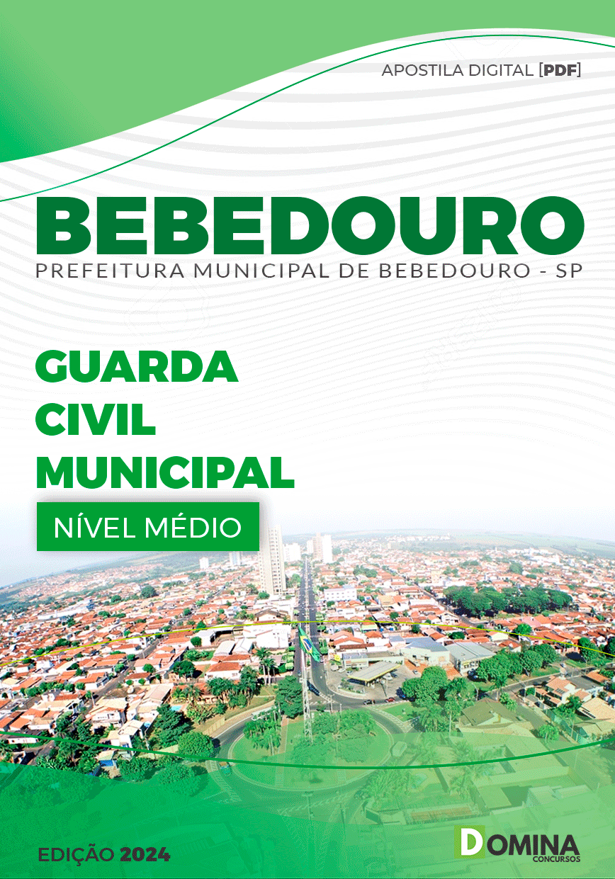 Apostila Pref Bebedouro SP 2024 Guarda Civil Municipal