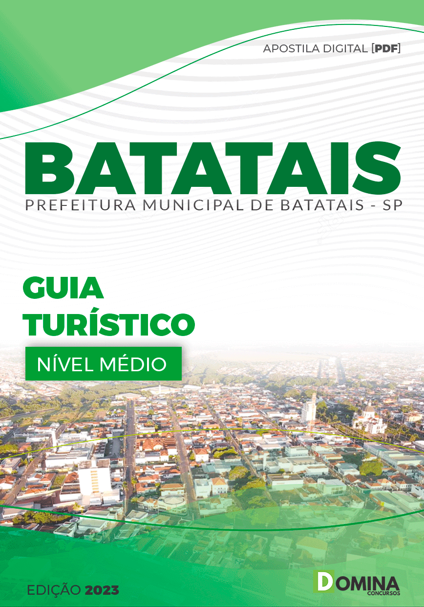 Apostila Pref Batatais SP 2024 Guia Turístico