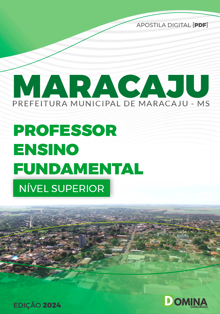 Apostila Pref Maracaju MS 2024 Professor Ensino Fundamental