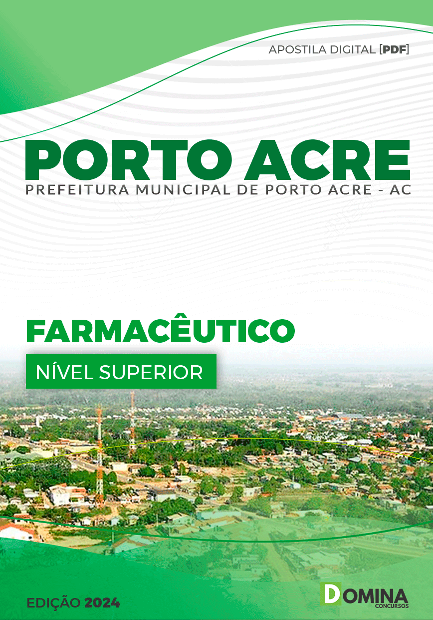 Apostila Prefeitura Porto Acre AC 2024 Farmacêutico