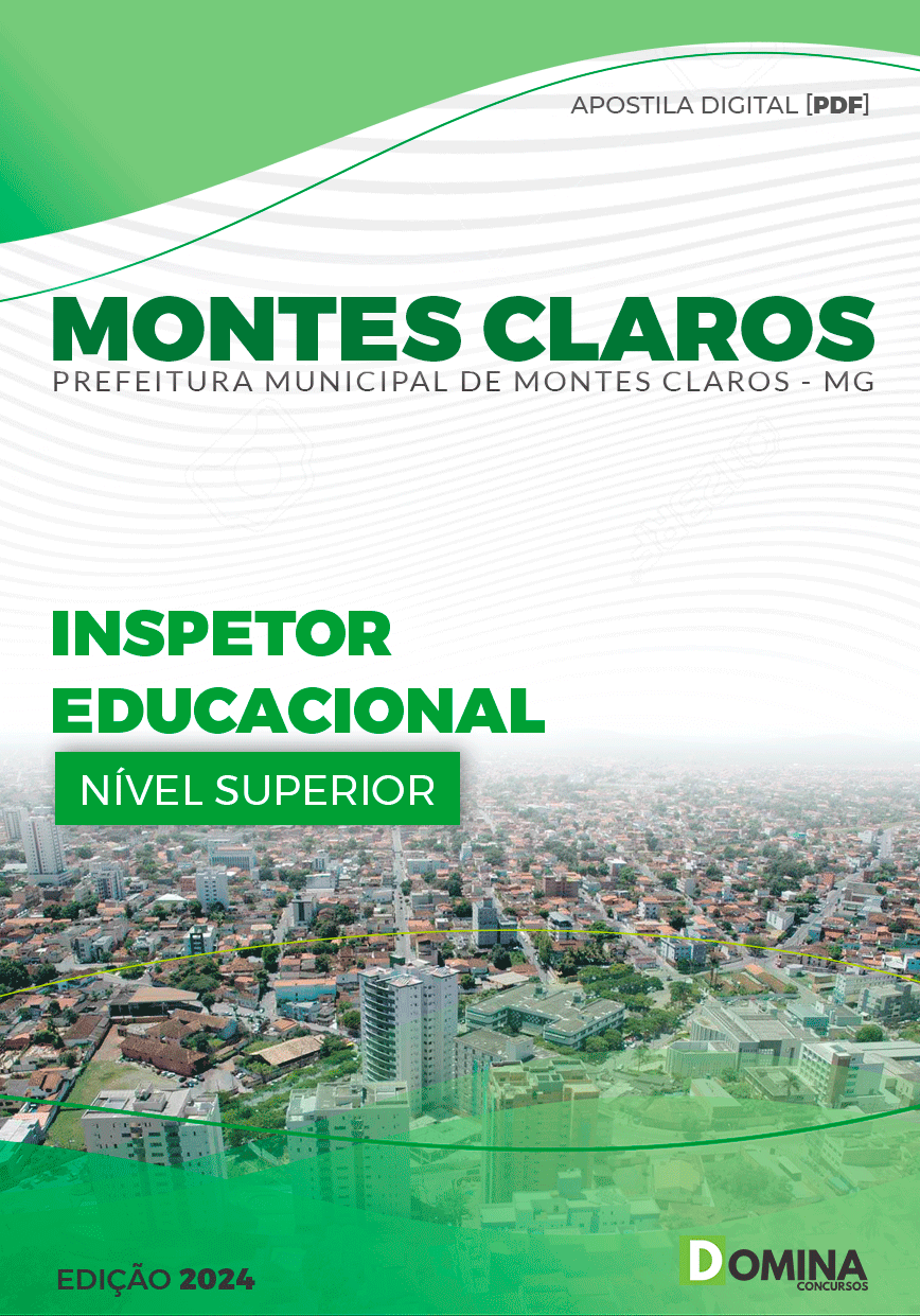 Apostila Pref Montes Claros MG 2024 Inspetor Educacional