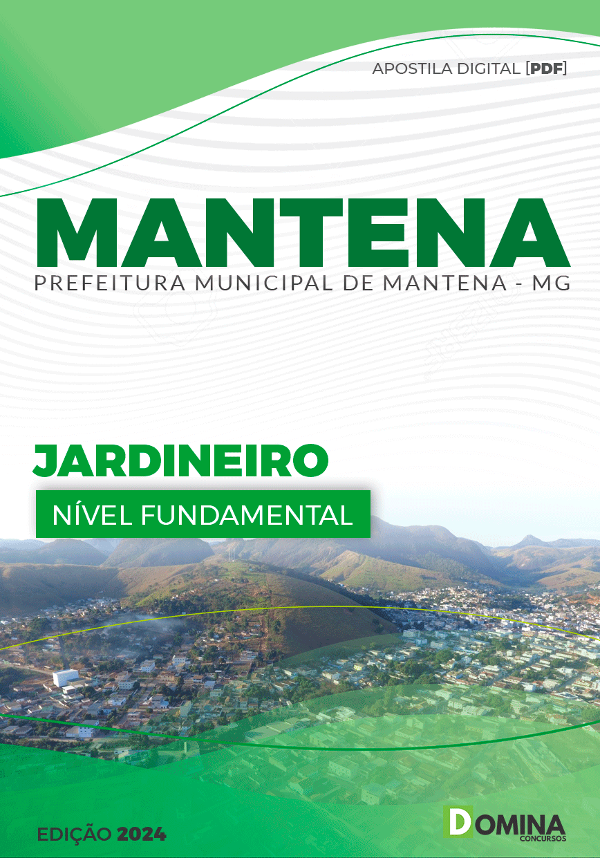 Apostila Pref Mantena MG 2024 Jardineiro