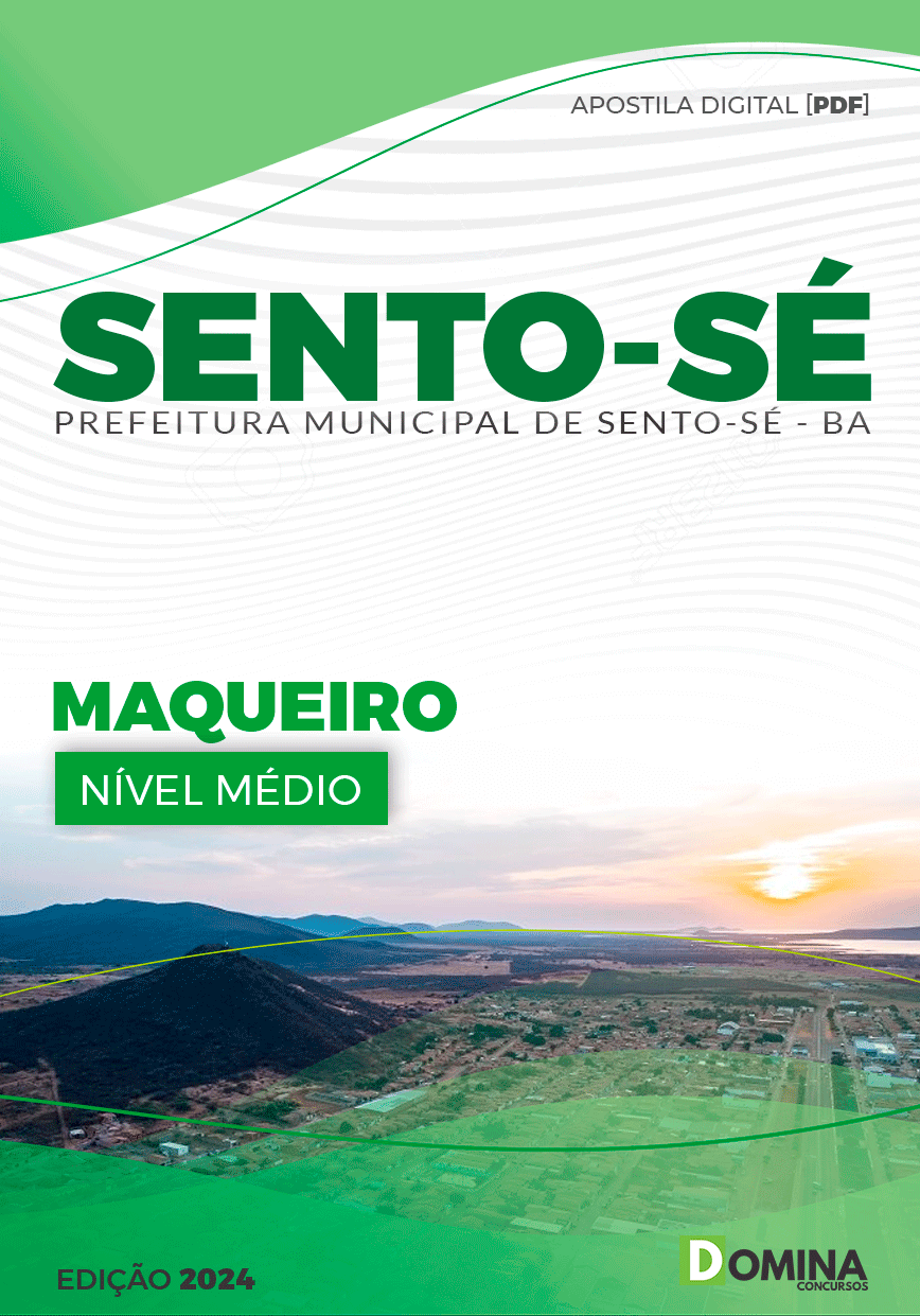 Apostila Pref Sento-Sé BA 2024 Maqueiro
