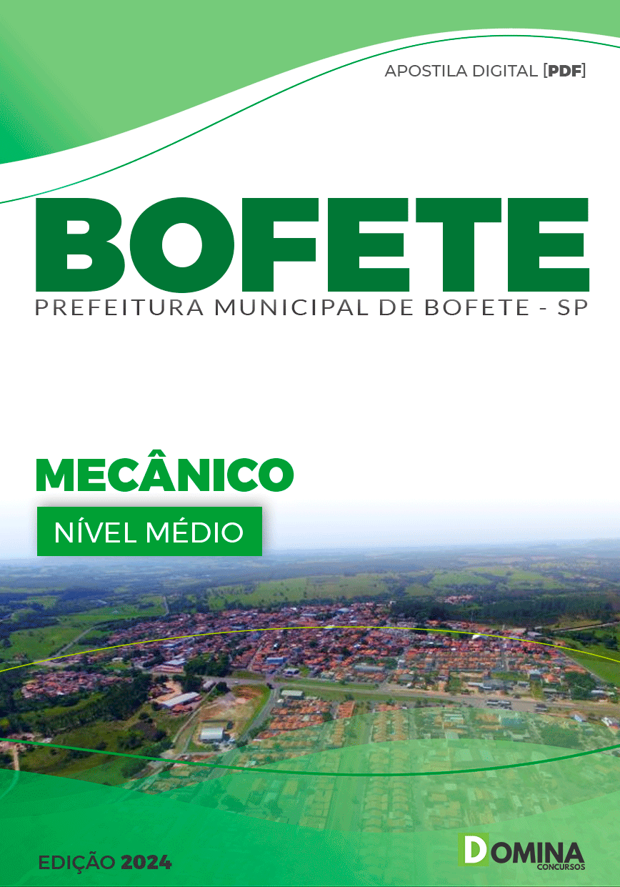 Apostila Pref Bofete SP 2024 Mecânico