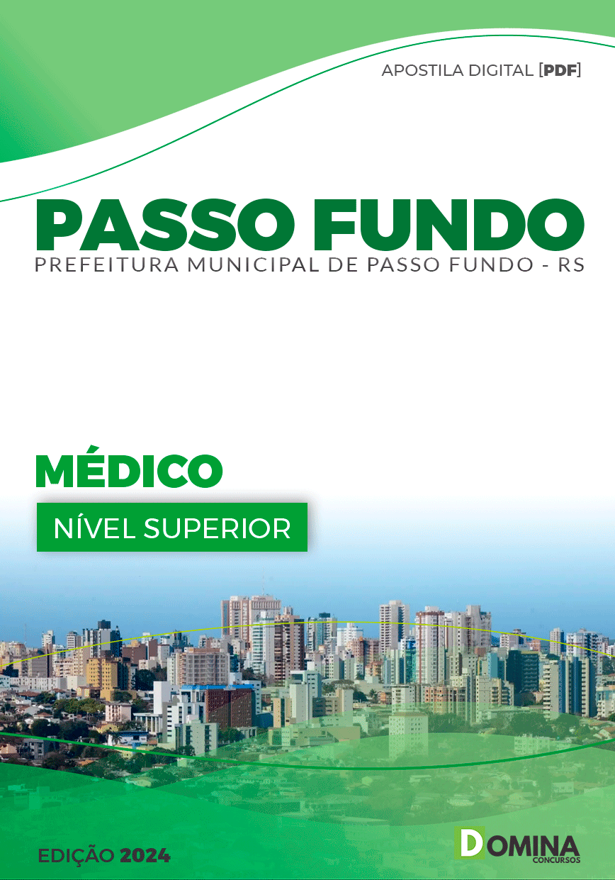 Apostila Pref Passo Fundo RS 2024 Médico