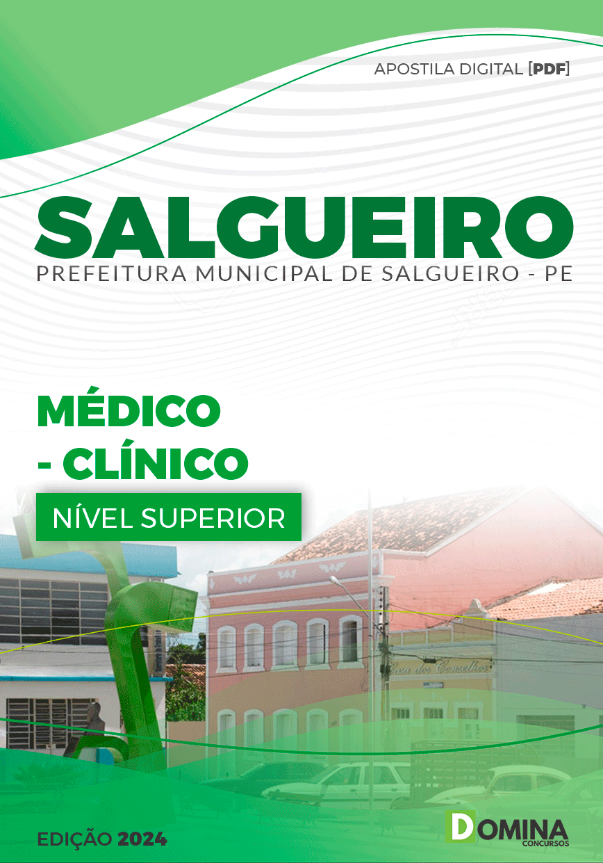 Apostila Prefeitura Salgueiro PE 2024 Médico Clínico