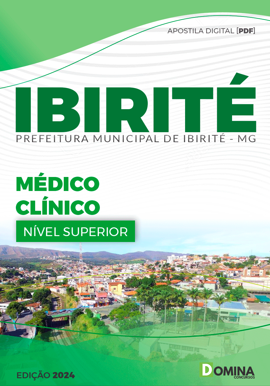 Apostila Pref Ibirité MG 2024 Médico Clínico