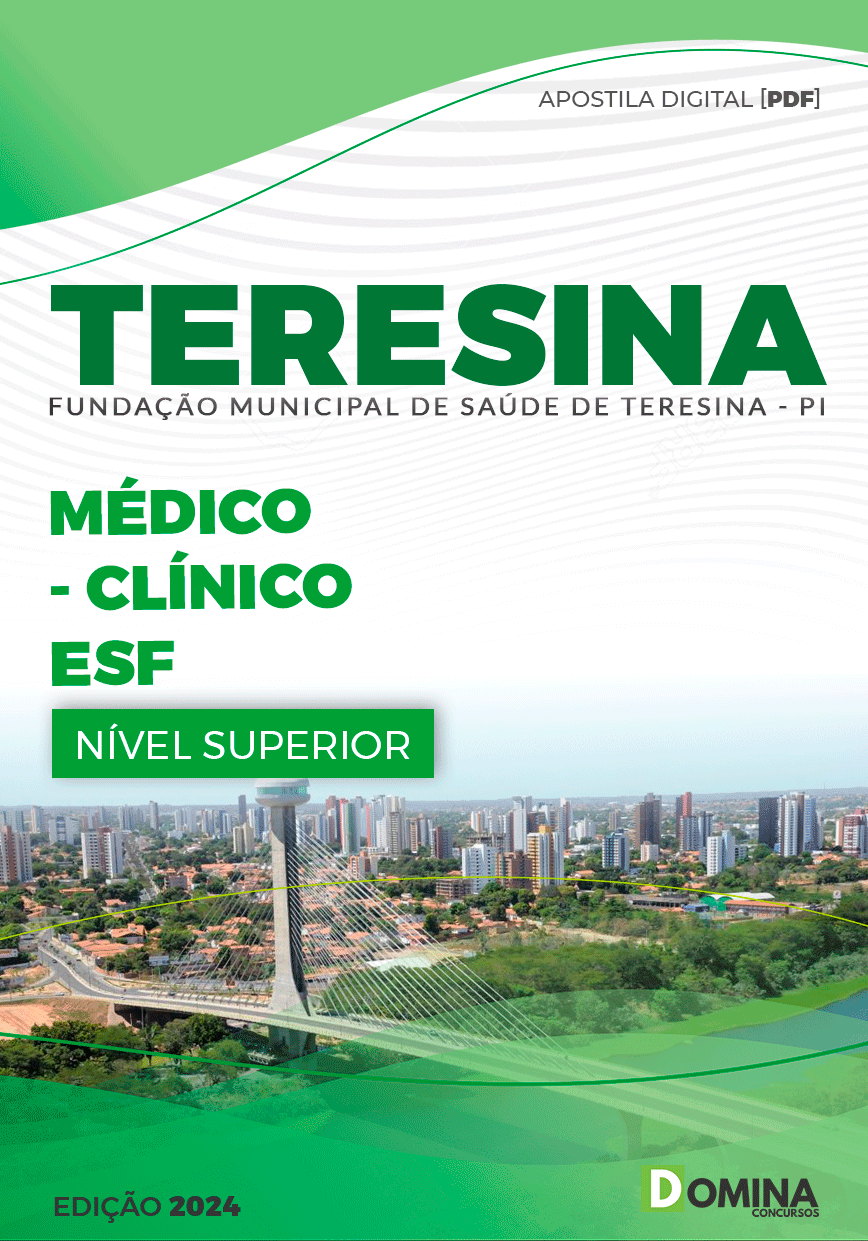Apostila FMS Teresina PI 2024 Médico Clínico ESF