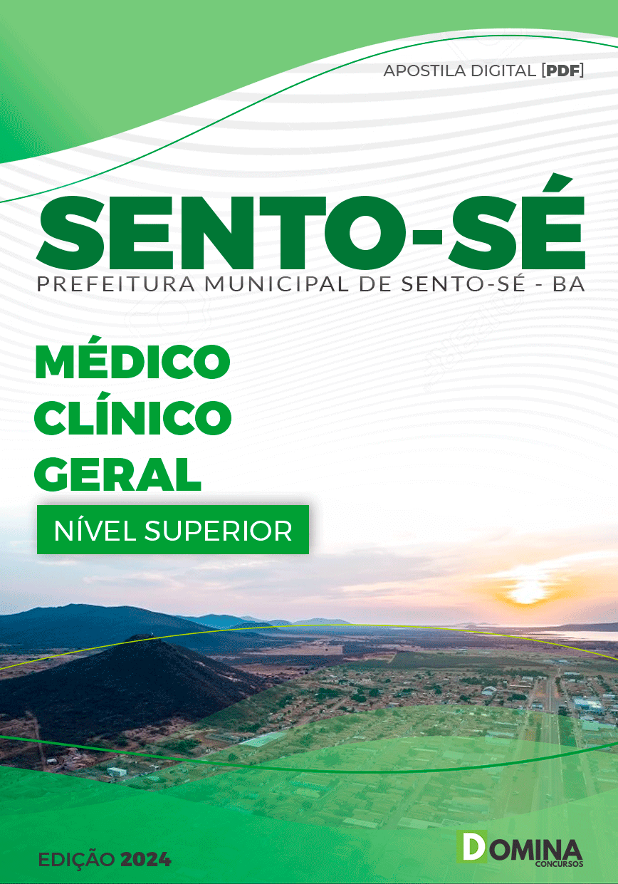 Apostila Pref Sento-Sé BA 2024 Médico Clínico Geral