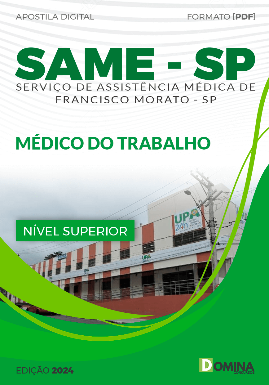 Apostila Concurso SAME SP 2024 Médico Trabalho