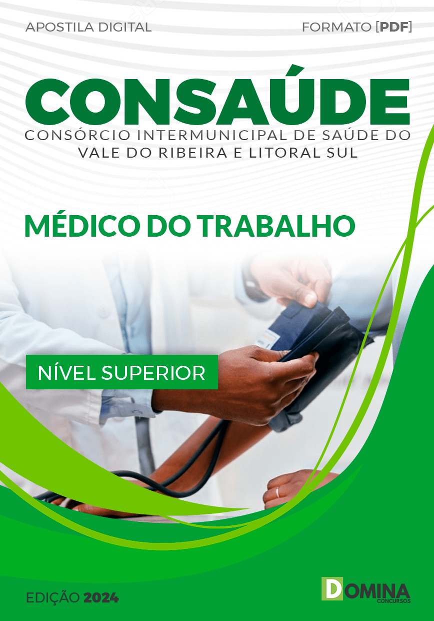 Apostila Seletivo CONSAÚDE 2024 Médico Trabalho
