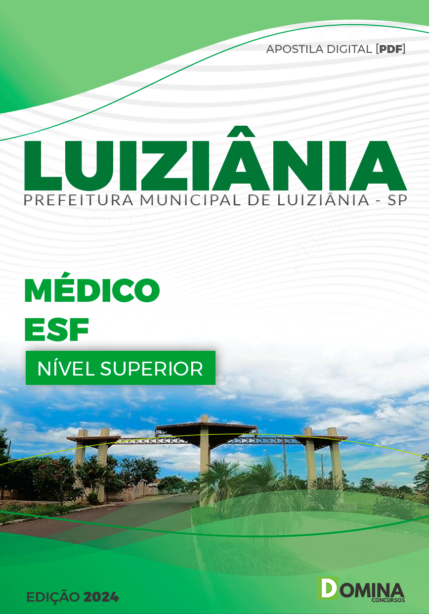 Apostila Pref Luiziânia SP 2024 Médico ESF