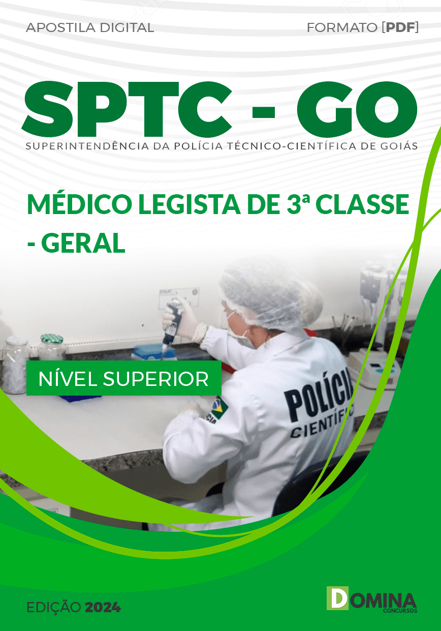 Apostila Polícia Científica GO 2024 Médico Legista Generalista