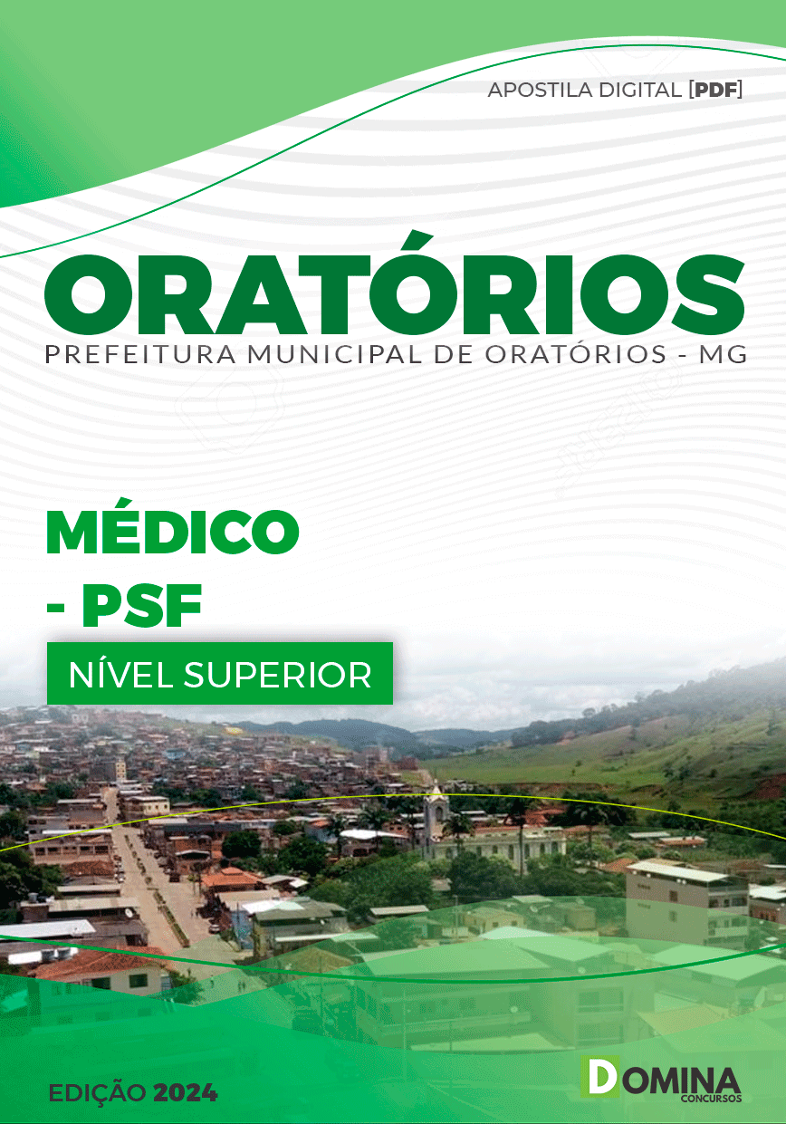 Apostila Pref Oratórios MG 2024 Médico PSF
