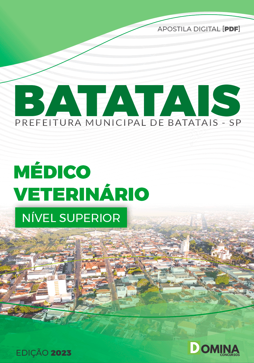 Apostila Pref Batatais SP 2024 Médico Veterinário
