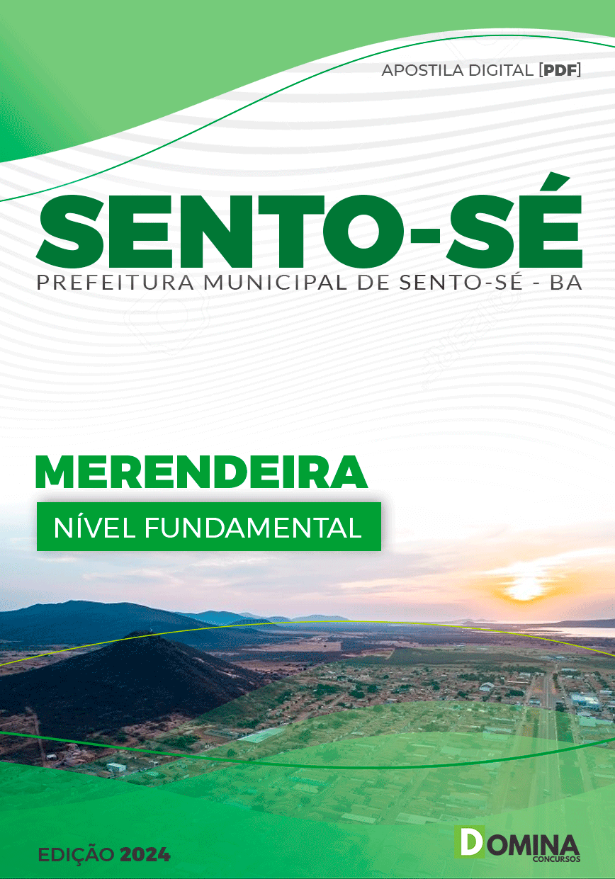 Apostila Pref Sento-Sé BA 2024 Merendeira