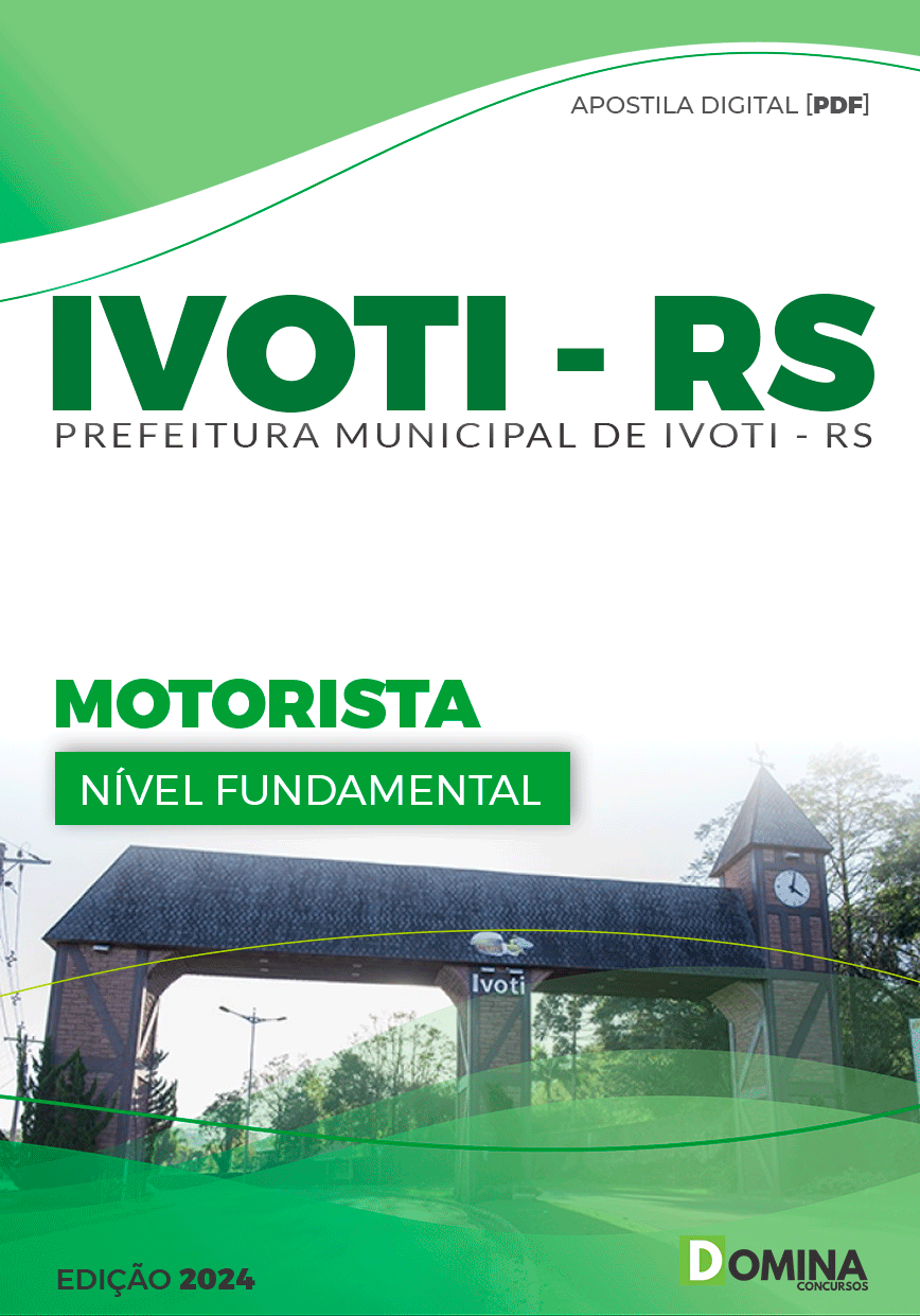 Apostila Pref Ivoti RS 2024 Motorista