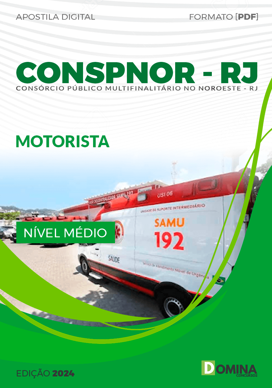 Apostila CONSPNOR RJ 2024 Motorista