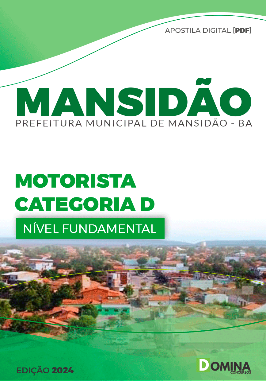 Apostila Pref Mansidão BA 2024 Motorista