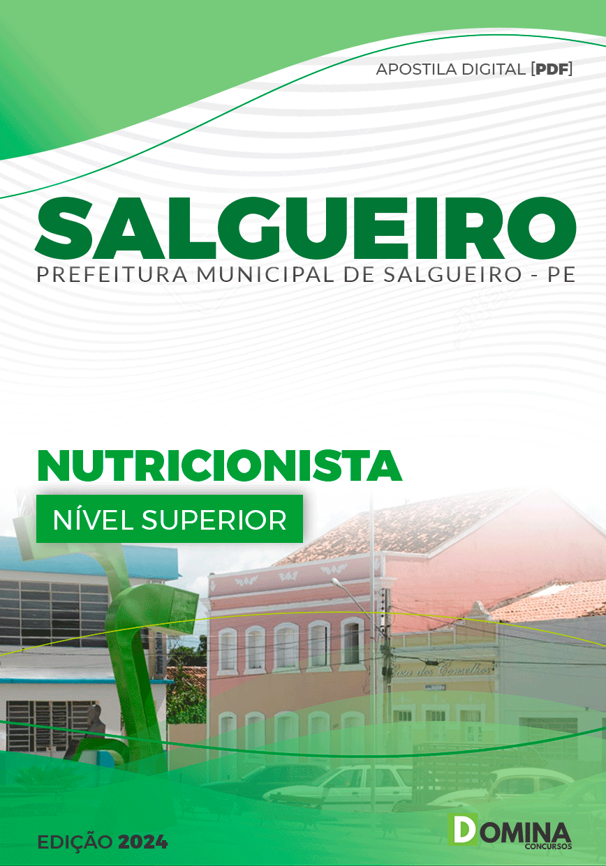 Apostila Prefeitura Salgueiro PE 2024 Nutricionista