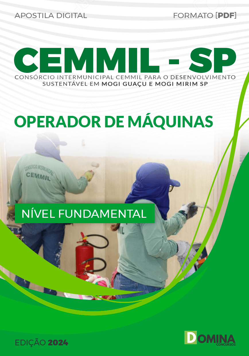 Apostila Seletivo CEMMIL SP 2024 Operador Máquinas
