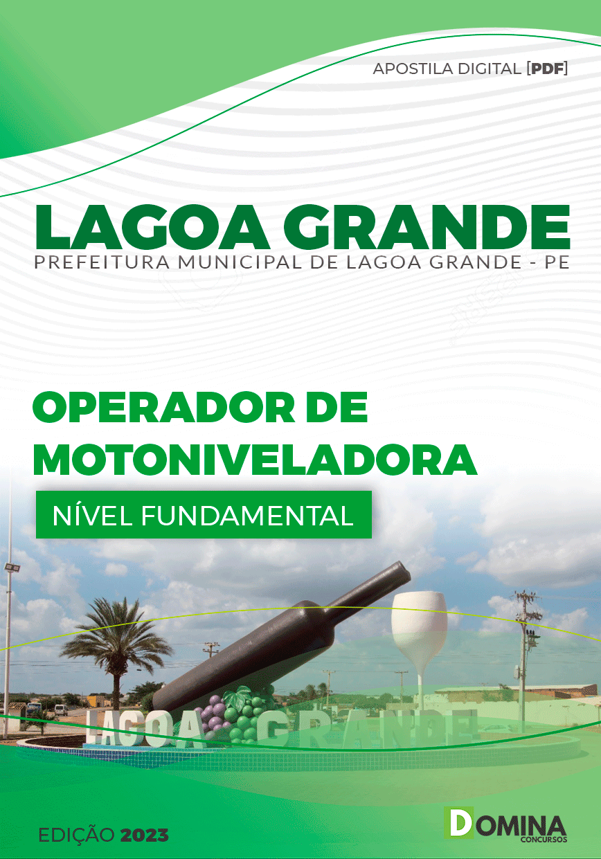 Apostila Pref Lagoa Grande PE 2024 Operador Motoniveladora