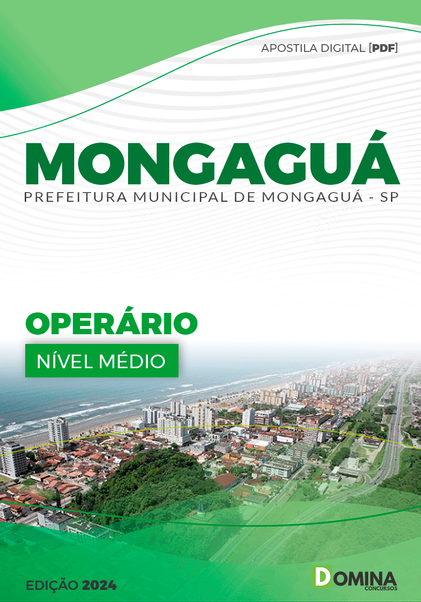 Apostila Pref Mongaguá SP 2024 Operário