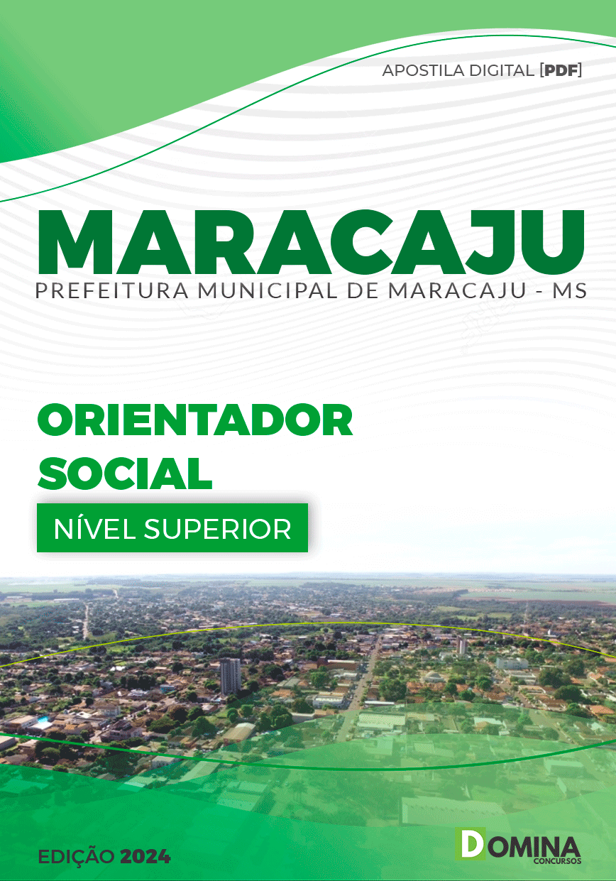 Apostila Pref Maracaju MS 2024 Orientador Social