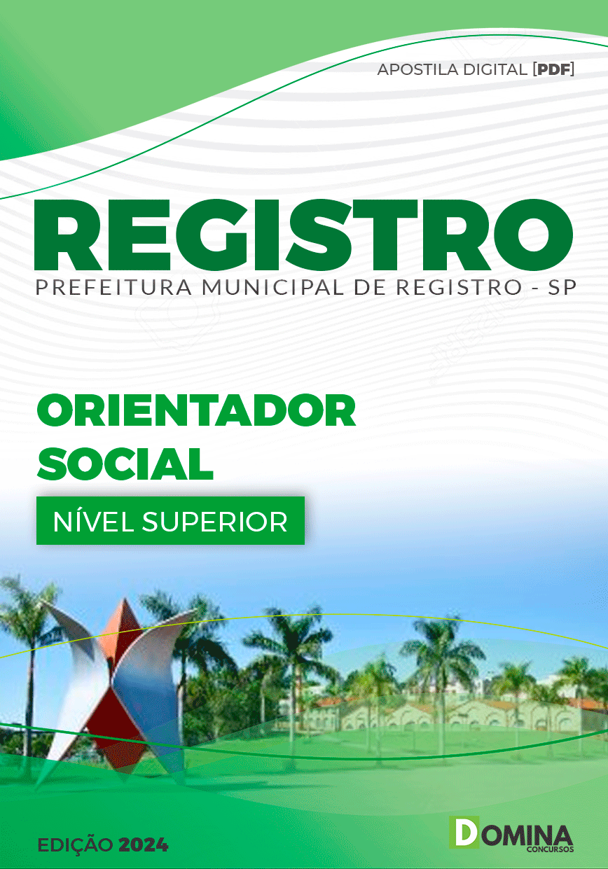 Apostila Prefeitura Registro SP 2024 Orientador Sanitário