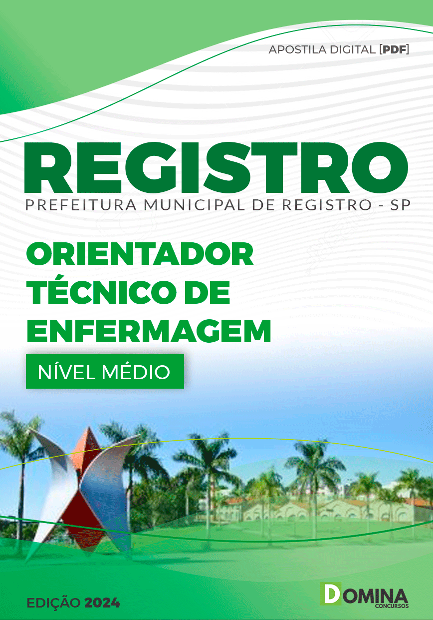 Apostila Prefeitura Registro SP 2024 Orientador Técnico Enfermagem