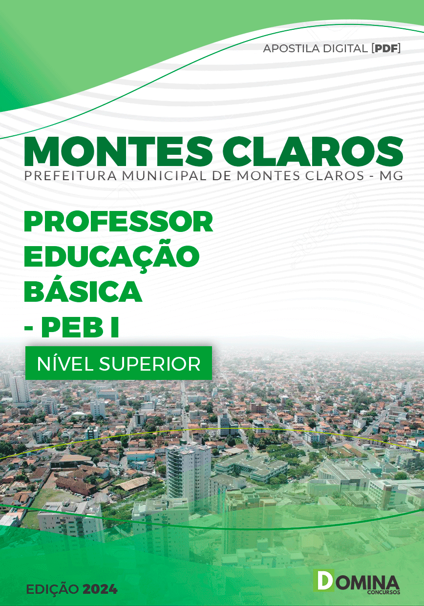 Pref Montes Claros MG 2024 Professor de Educação Básica