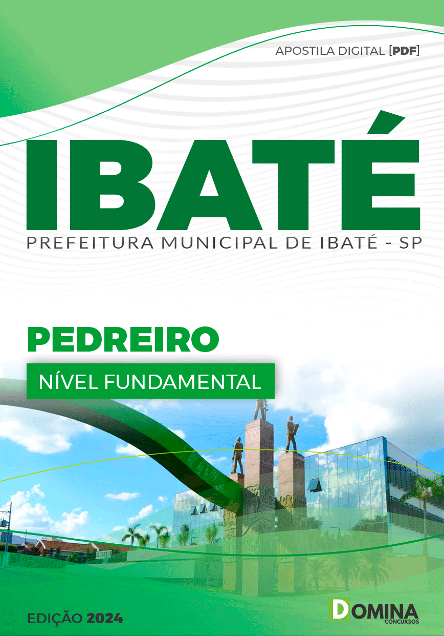 Apostila Pref Ibaté SP 2024 Pedreiro