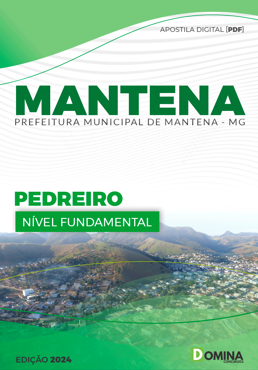 Apostila Pref Mantena MG 2024 Pedreiro