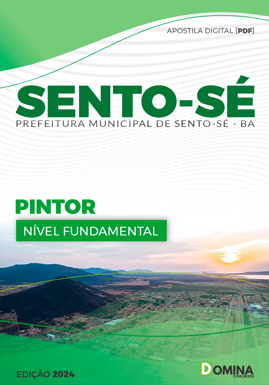 Apostila Pref Sento-Sé BA 2024 Pintor
