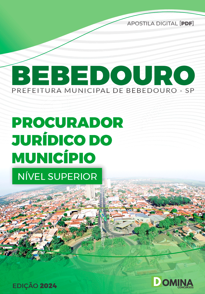 Apostila Pref Bebedouro SP 2024 Procurador Jurídico Município