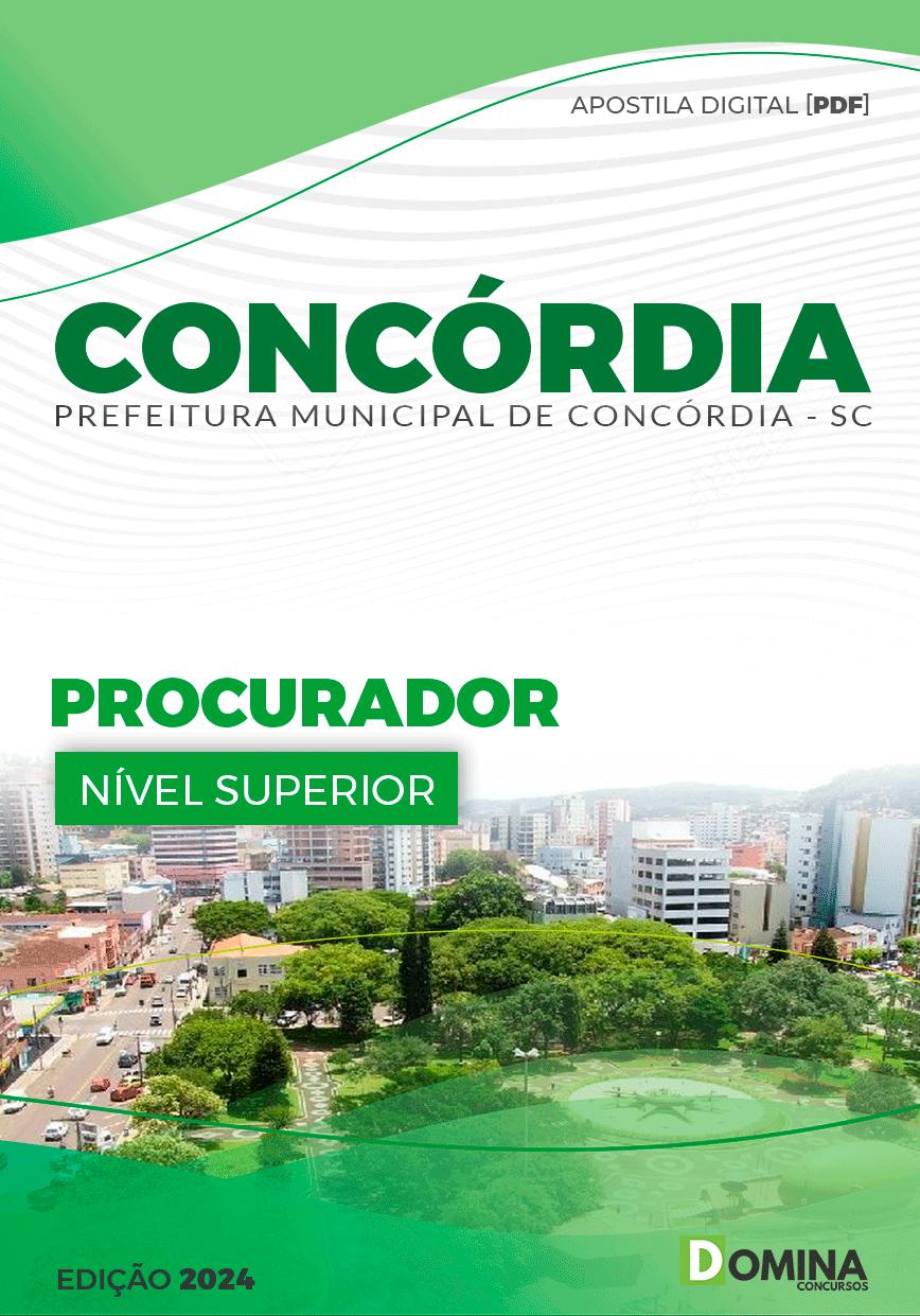 Apostila Prefeitura Concórdia SC 2024 Procurador
