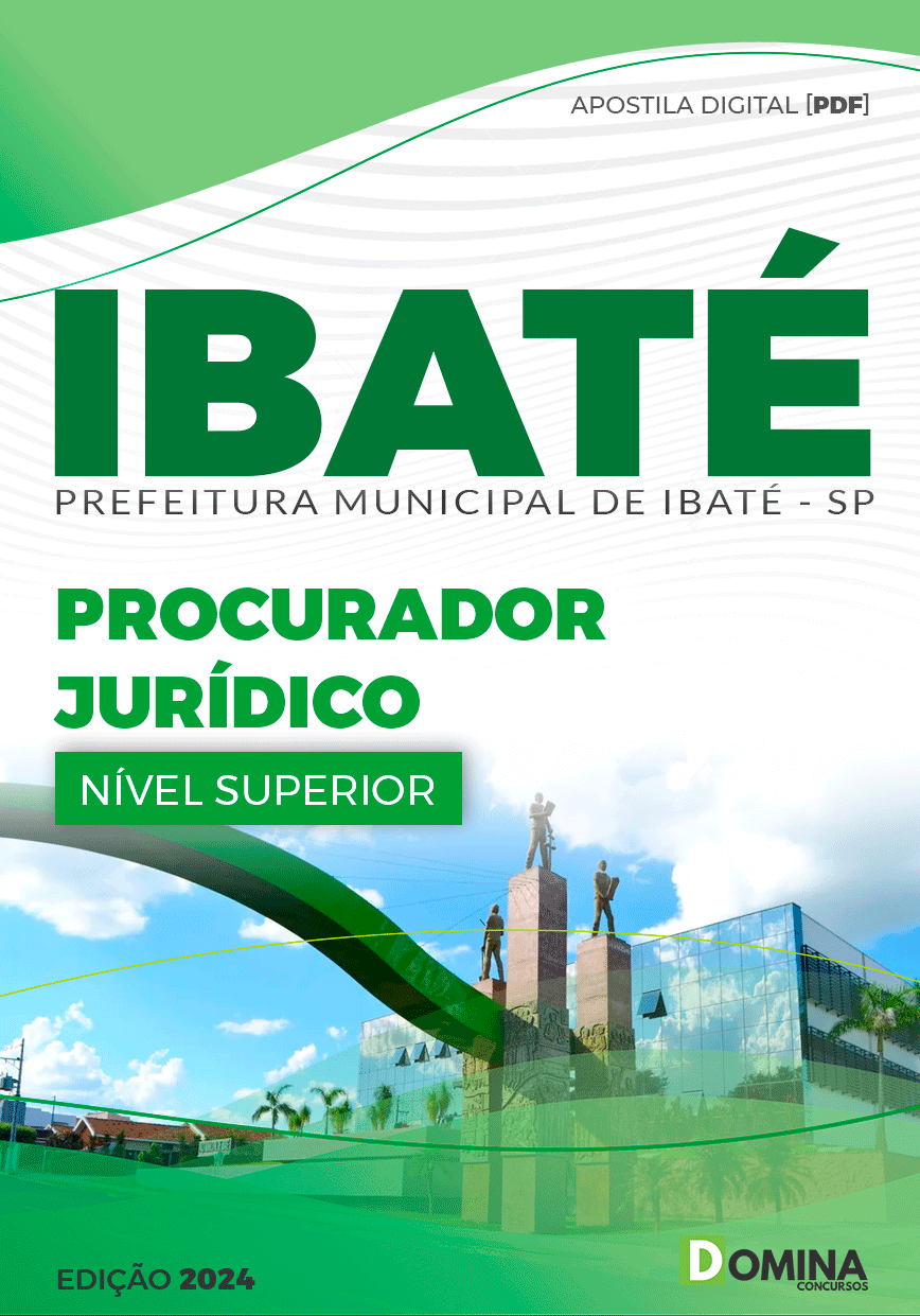 Apostila Pref Ibaté SP 2024 Procurador Jurídico