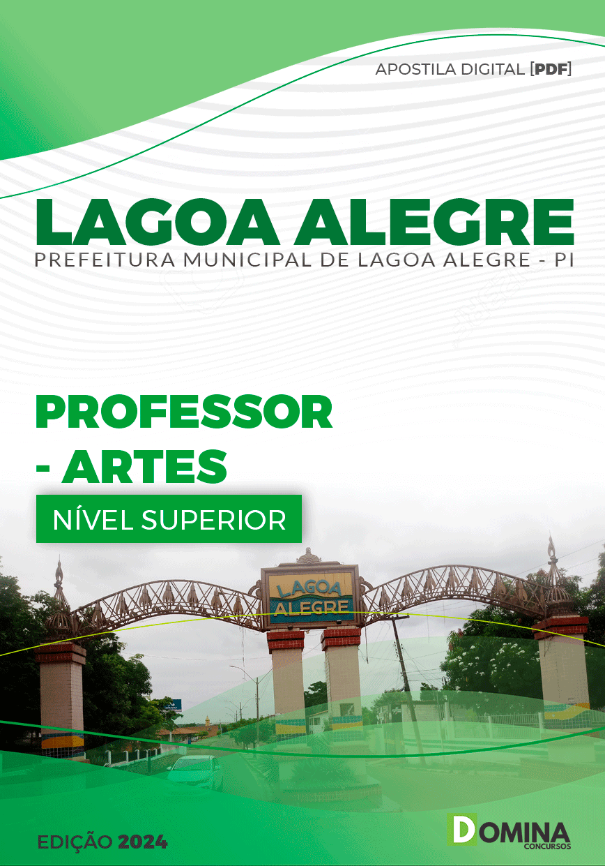 Apostila Prefeitura Lagoa Alegre PI 2024 Professor de Artes